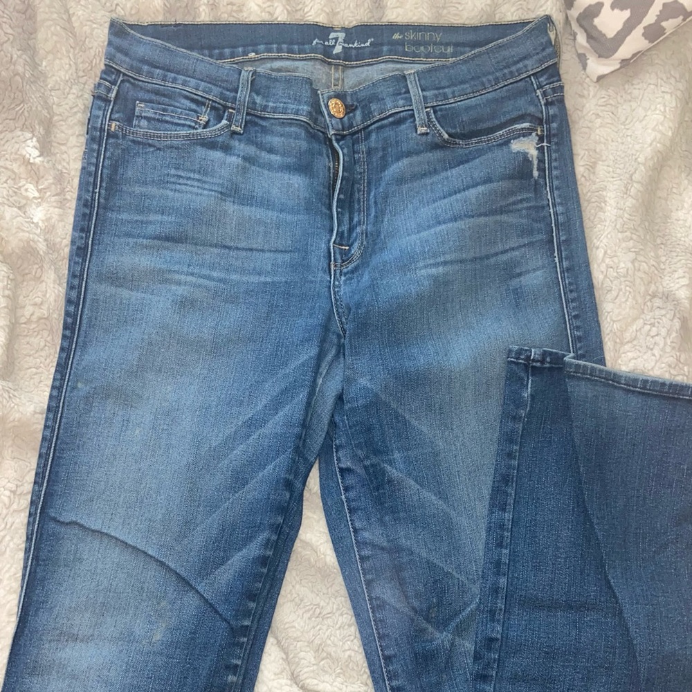 7 for all mankind skinny bootcut jeans